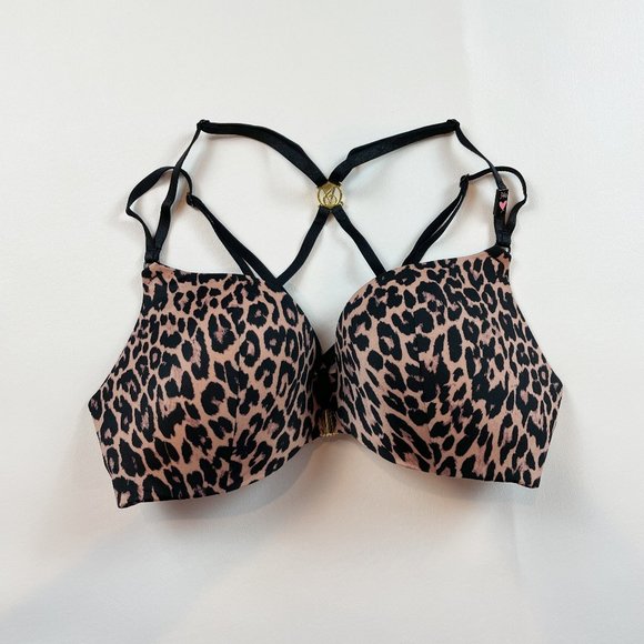 NWOT Victoria's Secret Bra 34D So Obsessed Push-Up Leopard B1226 - Picture 1 of 6